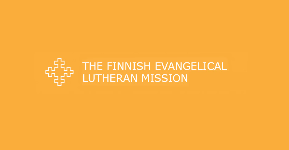 The Finnish Evangelical Lutheran Mission Logo and slogan