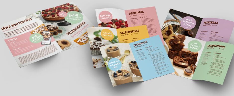 Storck Toffifee easter campaign leaflet with recipe by adentity