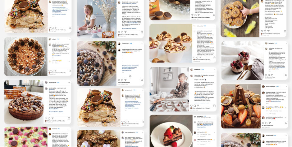 Baking with toffee and Storck combining digital and in-store marketing with baking and family,by Adentity